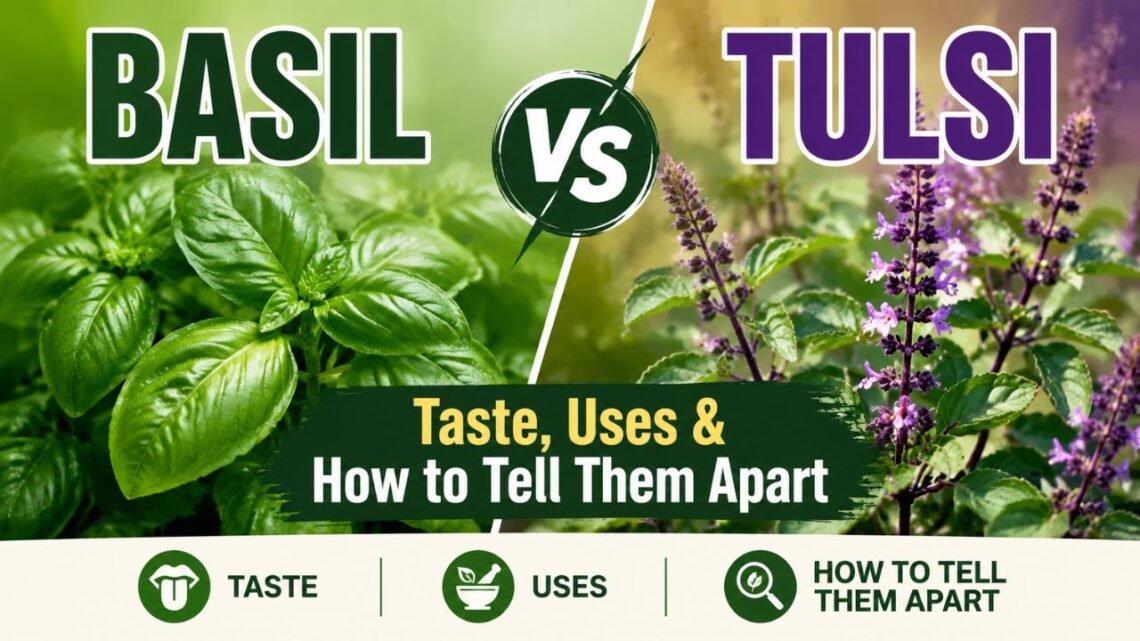 Basil vs Tulsi